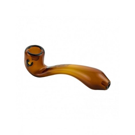 Grav Classic Sherlock Shiny Curved Sherlock Glass Hand Pipe 6 Inches