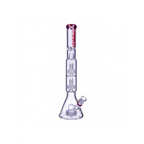 Cheech Triple Matrix Perc Beaker Bong 19 Inches