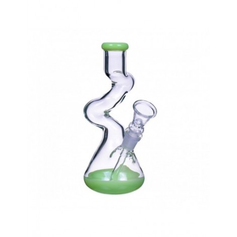 The Goliath Curved Neck Double Zong Bong 8 Inches