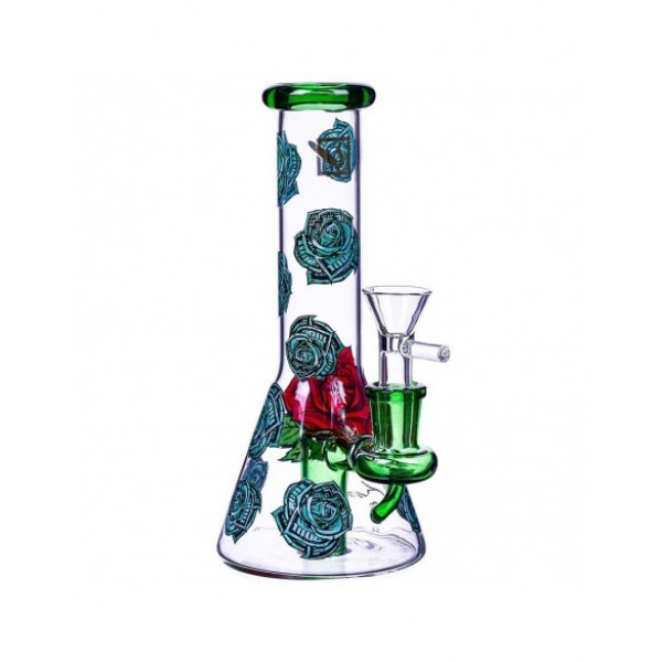 Erick Khan Rose Beaker Bong ...