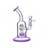 The Attraction Titled Showerhead Perc Bong & Dab Rig 7 Inches