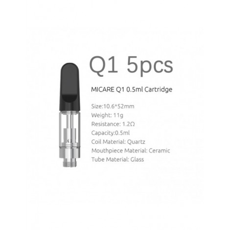 SMOK Micare T1/Q1 Ceramic Cartridge 5pcs